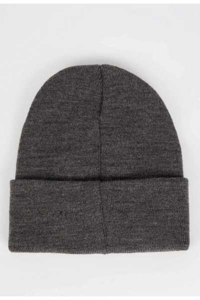 eleven market Anthracite Basic Beret Anthracite Solid Color Beret Unisex