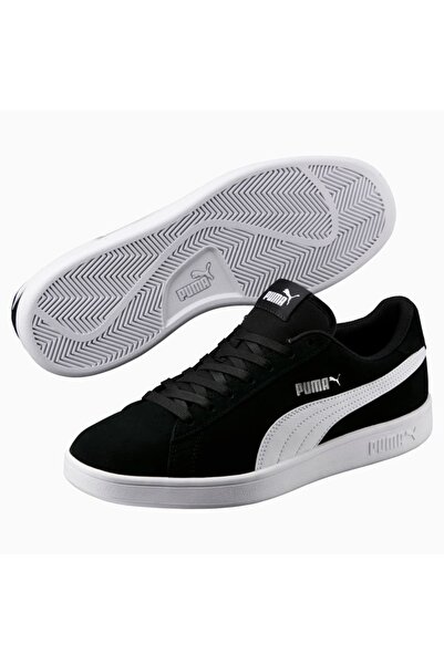 Puma Αθλητικά παπούτσια Smash V2 Unisex - Μαύρο και άσπρο 364989-01