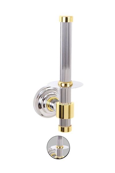 Maya Line Chrome Pvd Gold Spare Paper Holder