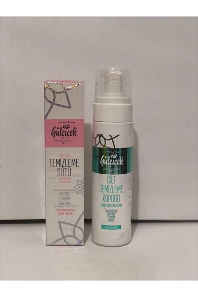 GÜLÇİÇEK KOZMETİK Cleansing Foam + Cleansing Milk