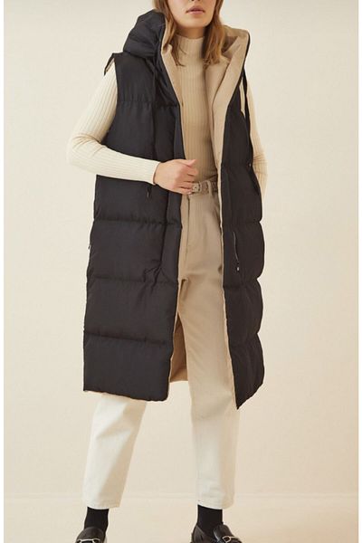 ZF BUTİK Double Sided Long Inflatable Vest
