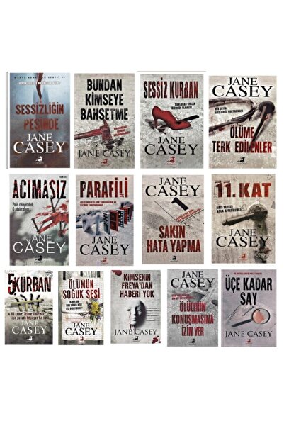 Olimpos Yayınları Jane Casey Bütün Eserleri 13 Kitap Takım