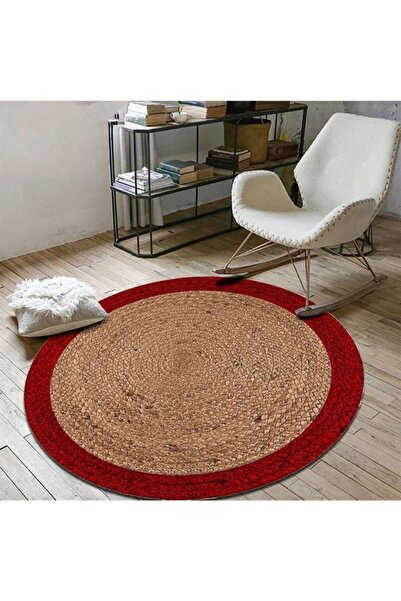 Bonny Home باب دائري من قش الجوت - Ks1008