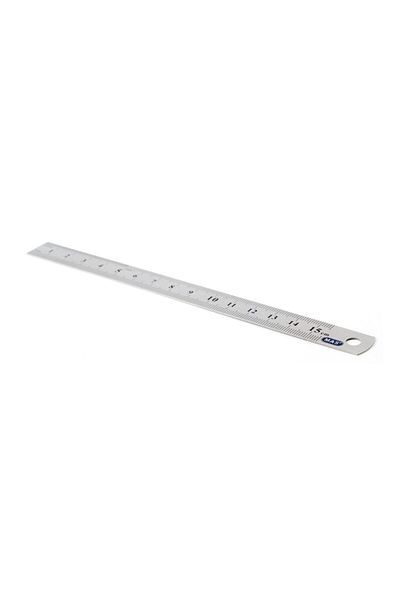 Mas Steel Ruler 15 Cm (Numbers Are Press Print)