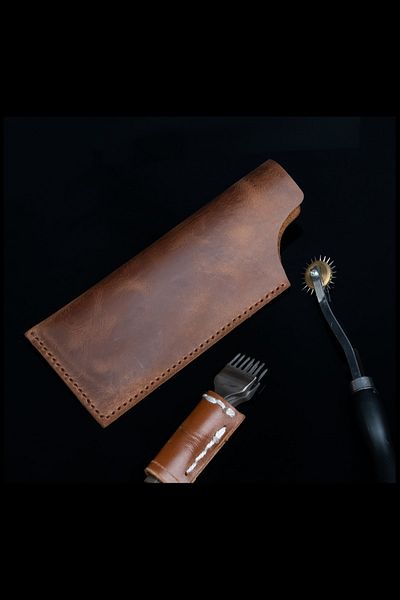 Lost Slope Leather Glasses Case - Real Leather & Handmade