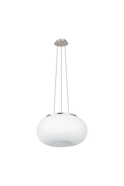 Eglo 86814 "Optica" 110 cm High Steel Nickel Matte Pendant Lamp Chandelier