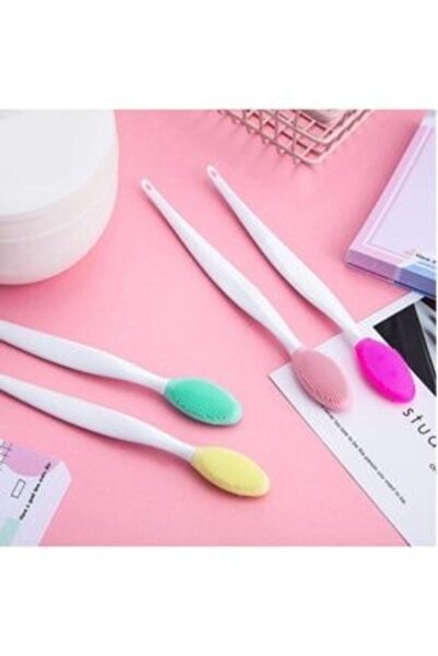 MUJGAN فرشاة تنظيف مسام الشفاه والأنف والرؤوس السوداء 2 قطعة