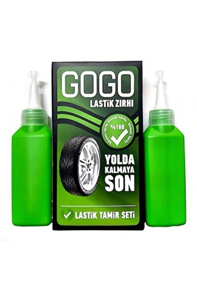 Gogo Lastik Zırhı Lastik Tamir Seti 2 Adet Tüp Lastik Sıvısı