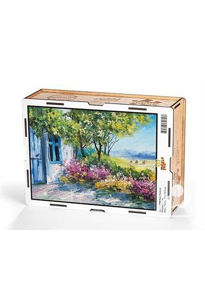 King Of Puzzle Blue Window Wooden Puzzle 3000 Pieces