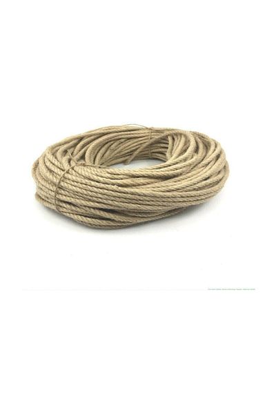 DEBA 3 Mm 50 Meters Jute Rope Braid Rope Decorative Wicker Rope