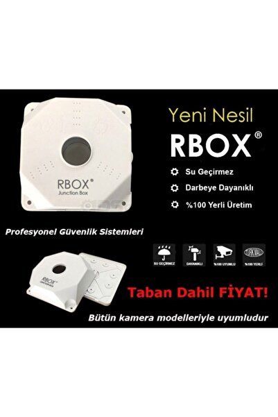 Retro 50 Adet Kamera Montaj Buatı Ve Kapağı Rbox Buat Alt Taban Kapak