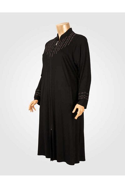 HESNA Super Battal Size Mother Zippered Coat