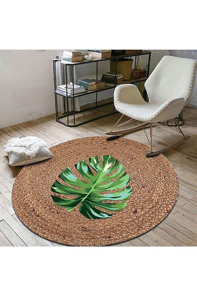 Bonny Home Ks-1032 Model Jute Wicker Round Door Face Plate