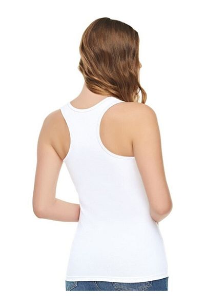 Tutku Elit Tricou de atletism modal din Lycra, alb, cu bretele, 4 piese