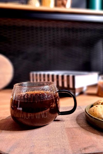 Mitchen 400 Ml Borosilicate Glass Mug