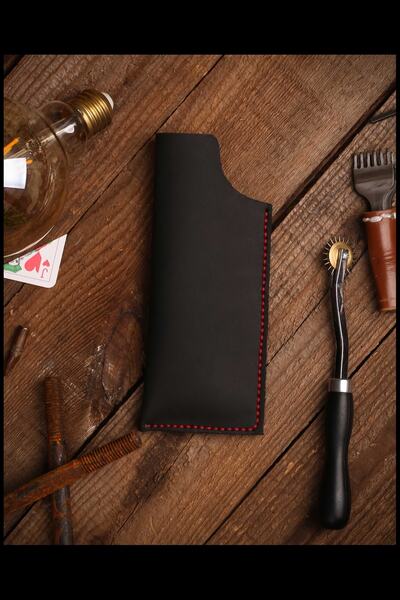 Lost Slope حافظة نظارات جلدية - جلد حقيقي وصناعة يدوية