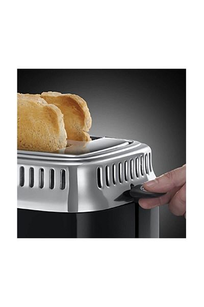 RUSSELL HOBBS 21681-56/RH Retro Toaster - Black