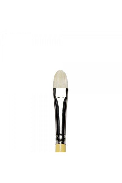 Winsor Newton Artists' Hog Long Handle Bristle with Short Cat - Brush No:10