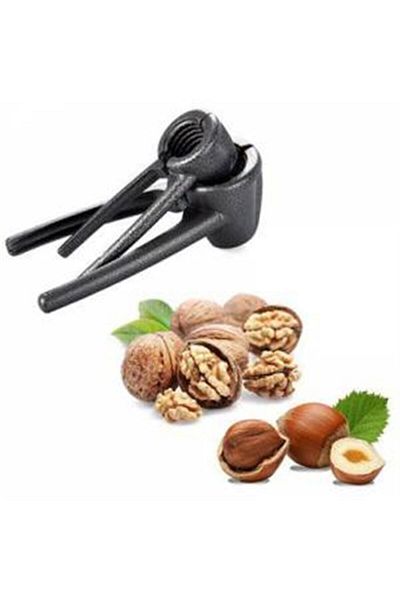 Kenpool 2-Piece Walnut and Hazelnut Cracker for Kitchen - Metal Crushing Apparatus