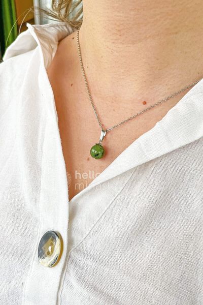 Hello Minaste Jade Stone Natural Stone Necklace Without Chain - Abundance Stone