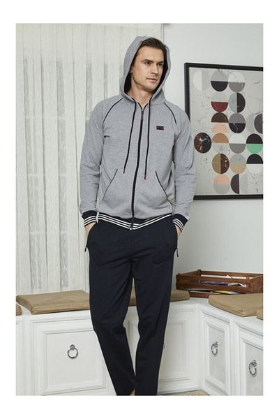 KLY Σετ φόρμας με κουκούλα Grey Melange