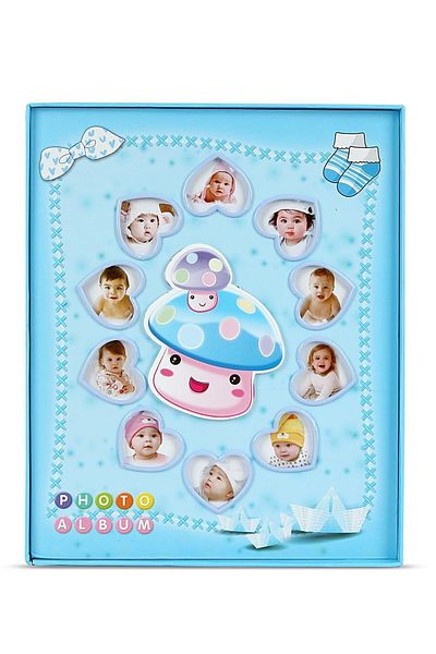 Birlik Fotoğrafçılık Blue Baby Album - 5x7 (13x18) 120 pieces, 6257 Model