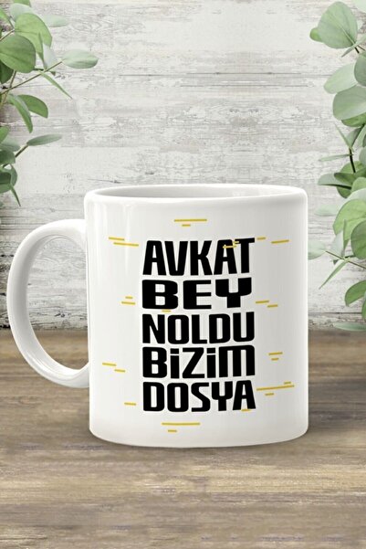 Öz Kupa Avukat Erkek Adalet Meslek Kupa Bardak