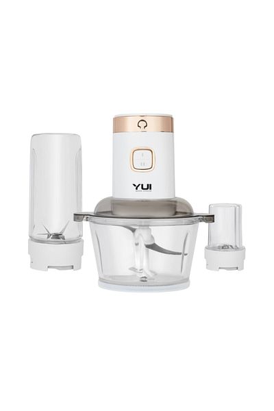 Yui M2001 3 in 1 2 Liter Chopper Glass Bowl - Personal Smoothie Blender-Grinder