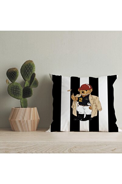 LadiesHome Husă pentru pernă digitală cu design special pentru ursuleț de plu...