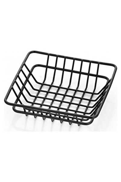 Altınbaşak Örgülü Kare Ekmek Ve Meyve Sepeti 15*15*4cm