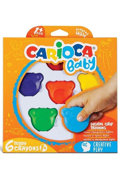 Metallic Maxi Wax Crayons - 8 Pcs CRAYONS CARIOCA