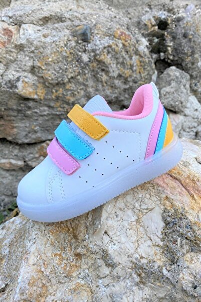Vicco Pembe - Sun Işıklı Kız Çocuk Pudra Sneaker