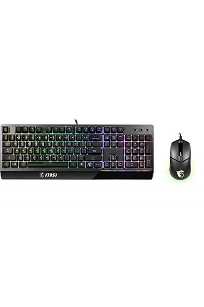 MSI g Vigor Gk30 Combo Tr Gaming Klavye & Mouse - Rgb Led Aydinlatma, Usb Bag...