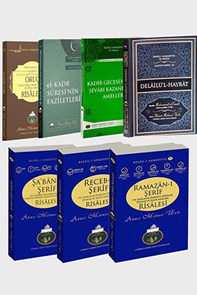 Genel Markalar Cübbeli Ahmet Hoca Delailül Hayrat Ve Üç Aylar Seti (7 Kitap)