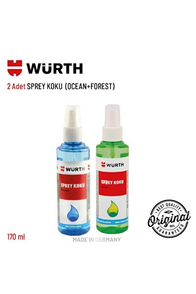 Würth 2'Lİ SPREY KOKU SETLERİ OCEAN+FOREST