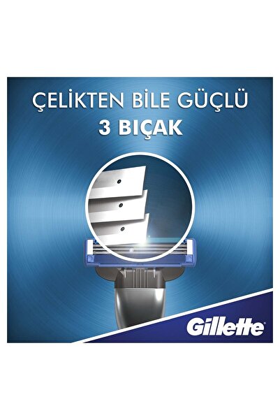 Gillette Mach 3 Turbo Yedek Tıraş Bıçağı 8'li Karton Kutu