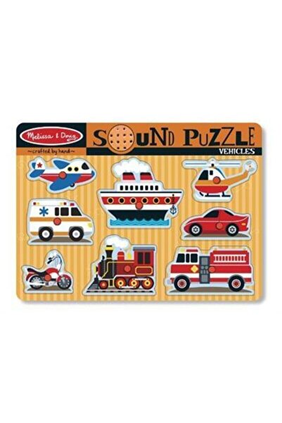 Melissa & Doug Melissa - Doug Ahşap Sesli Yapboz - Araçlar