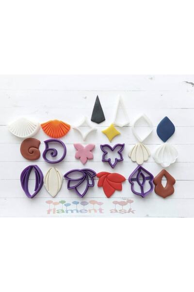 flament aşk Polimer Kil Kalıp