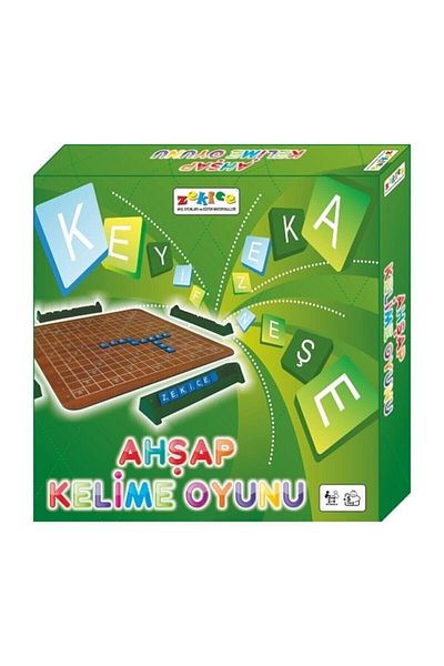 Zirve Wooden Word Game Scrabble