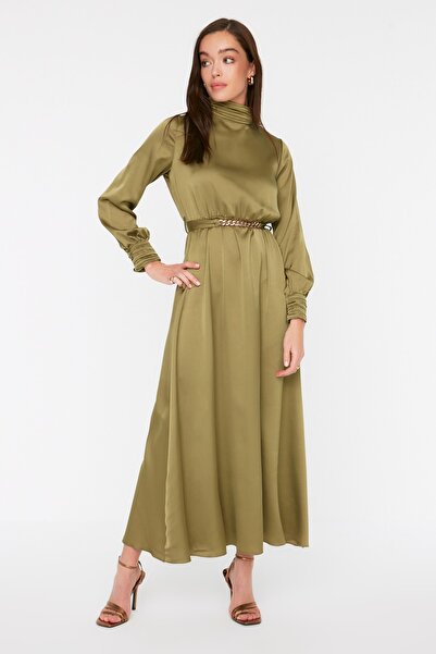 Trendyol Modest Evening Dress - Green