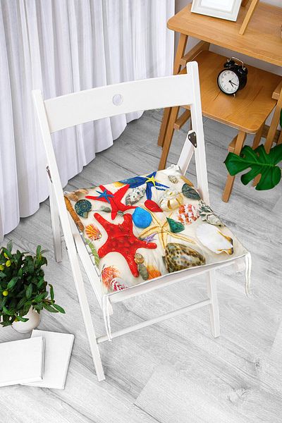Realhomes Custom Design Digital Printed Pouf Chair Cushion