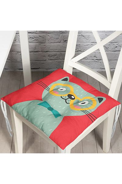 Realhomes Custom Design Digital Printed Modern Pouf Chair Cushion