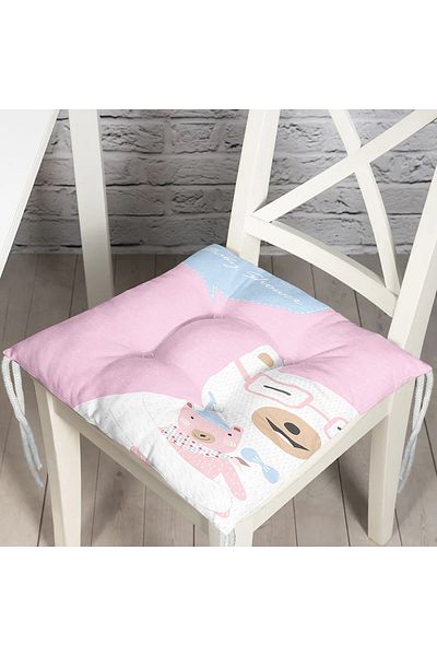 Realhomes Pernă de scaun cu puf imprimată digital cu design personalizat
