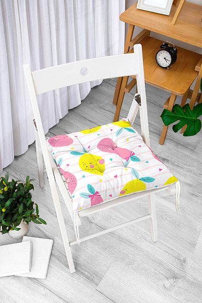 Realhomes Custom Design Digital Printed Pouf Chair Cushion