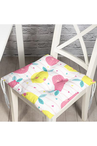 Realhomes Custom Design Digital Printed Pouf Chair Cushion
