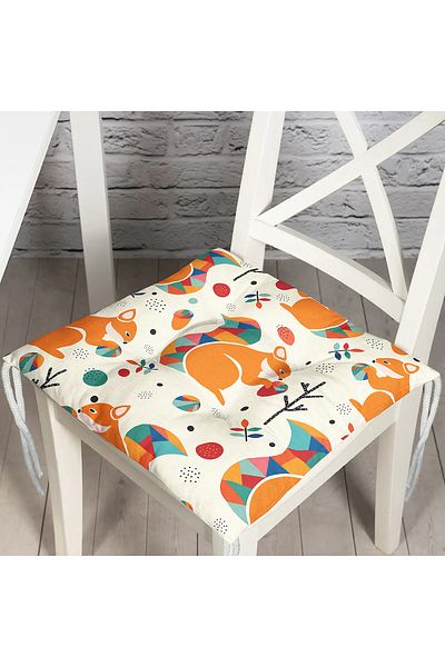 Realhomes Custom Design Digital Printed Modern Pouf Chair Cushion