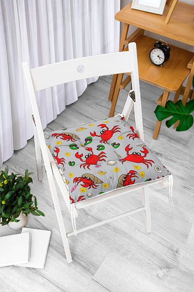 Realhomes Pernă de scaun modernă cu imprimare digitală cu design personalizat