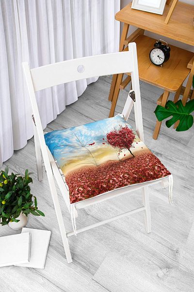 Realhomes Real Homes Digital Printed Fluffy Chair Cushion