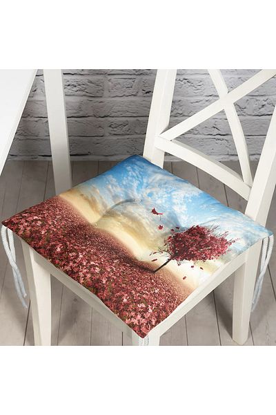 Realhomes Real Homes Digital Printed Fluffy Chair Cushion