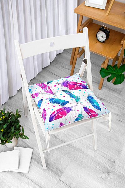 Realhomes Custom Design Digital Printed Pouf Chair Cushion